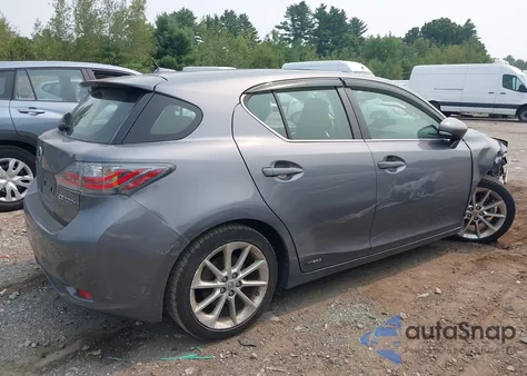 2012 Lexus Ct 200H Premium из США, поврежденный, VIN JTHKD5BHXC2113006
